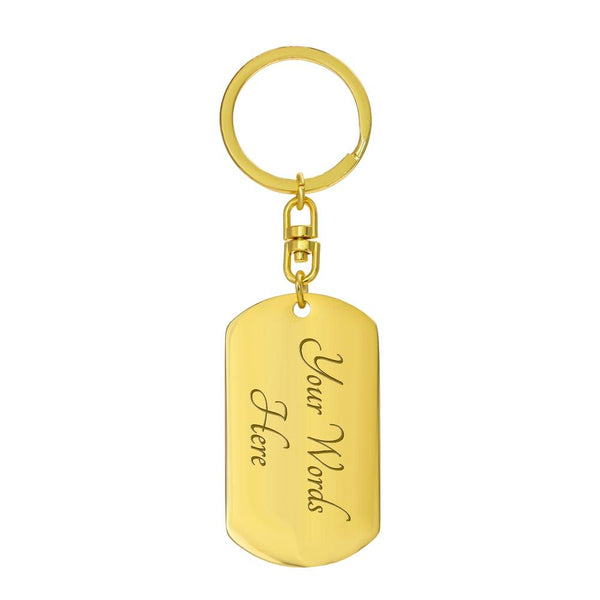 Best Friends Dog Tag Swivel Keychain