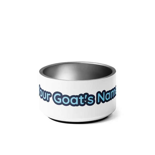 Personalized Goat Bowl