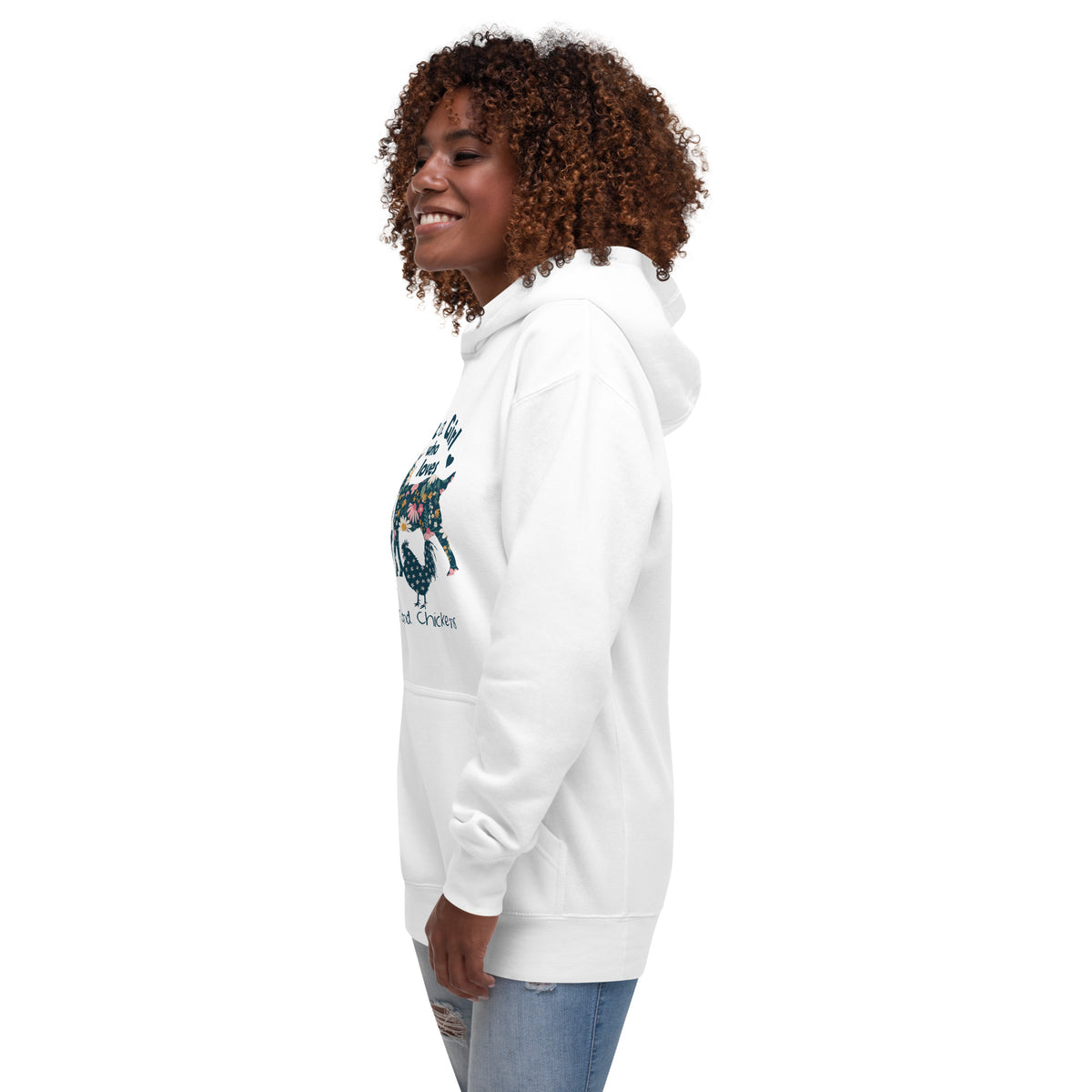 Just a Girl Who Likes Chicken & Goats Hoodie
