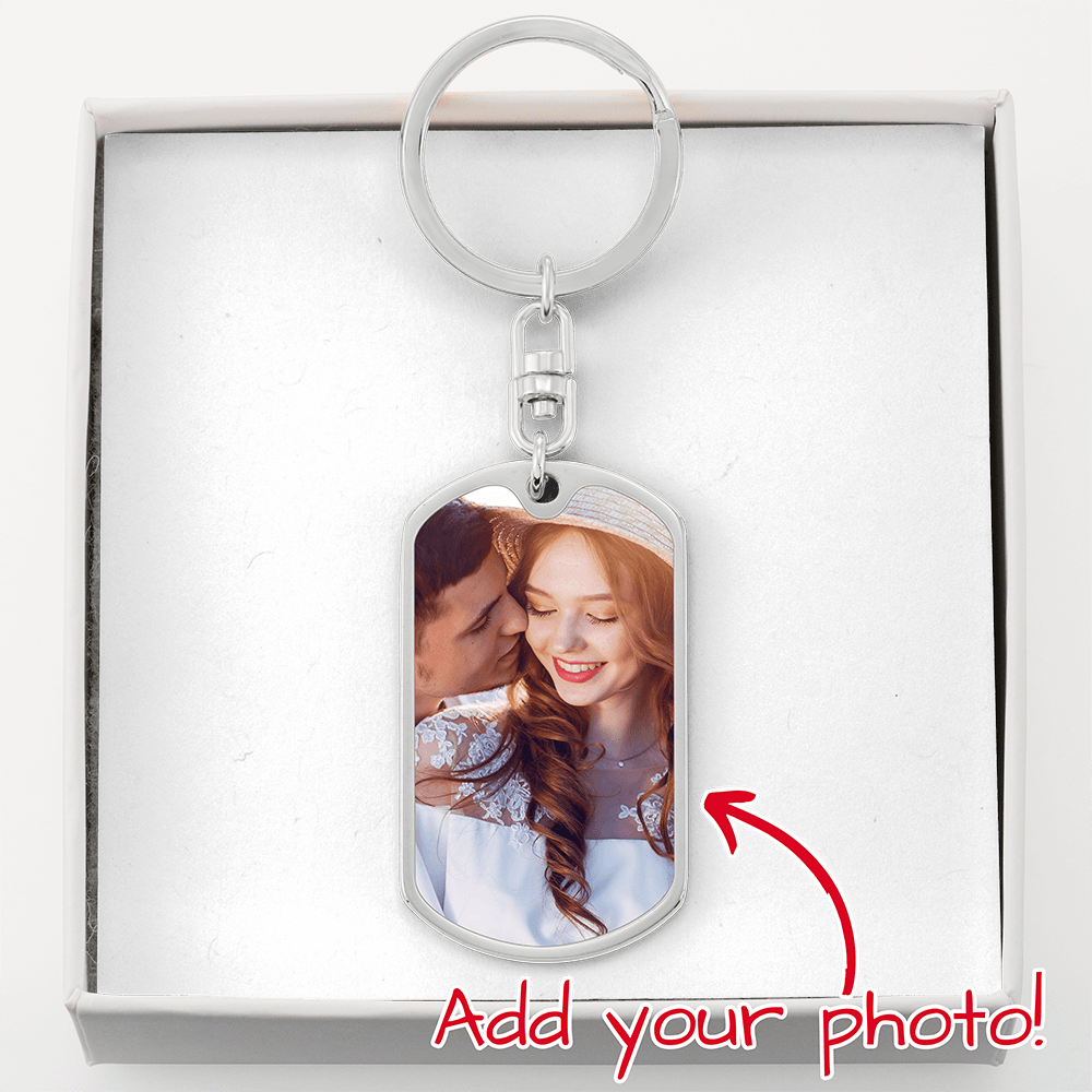 Goat Loving Wife Dog Tag Key Chain Crazy Goat Lady