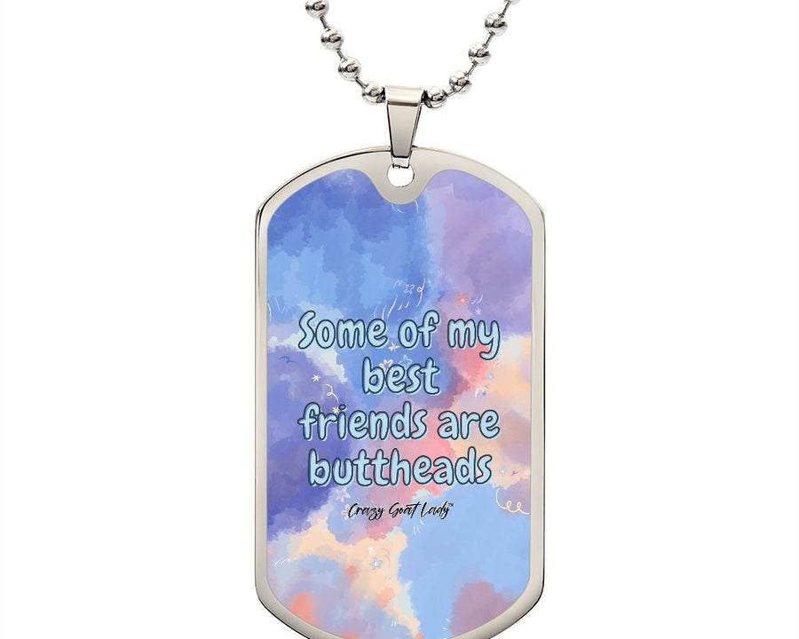 Best Friends Dog Tag Necklace