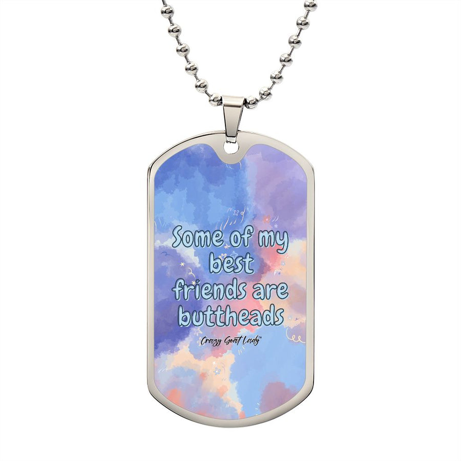 Best Friends Dog Tag Necklace