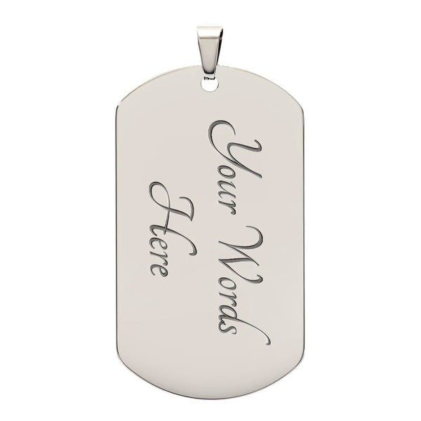 Best Friends Dog Tag Necklace