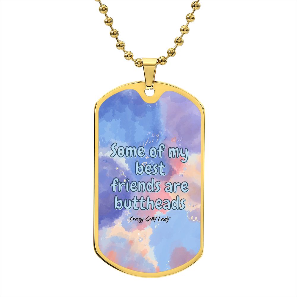 Best Friends Dog Tag Necklace