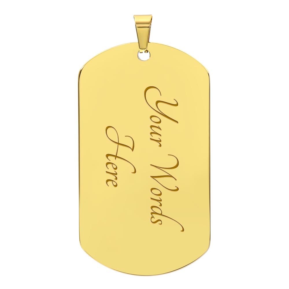 Best Friends Dog Tag Necklace