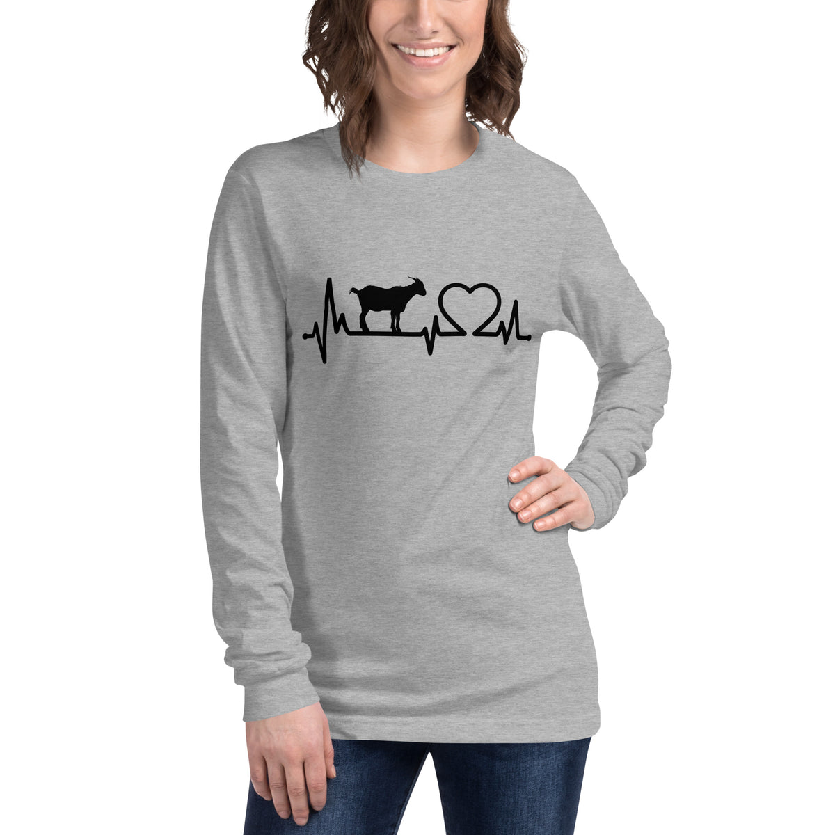 Goat Heartbeat Long Sleeve Tee