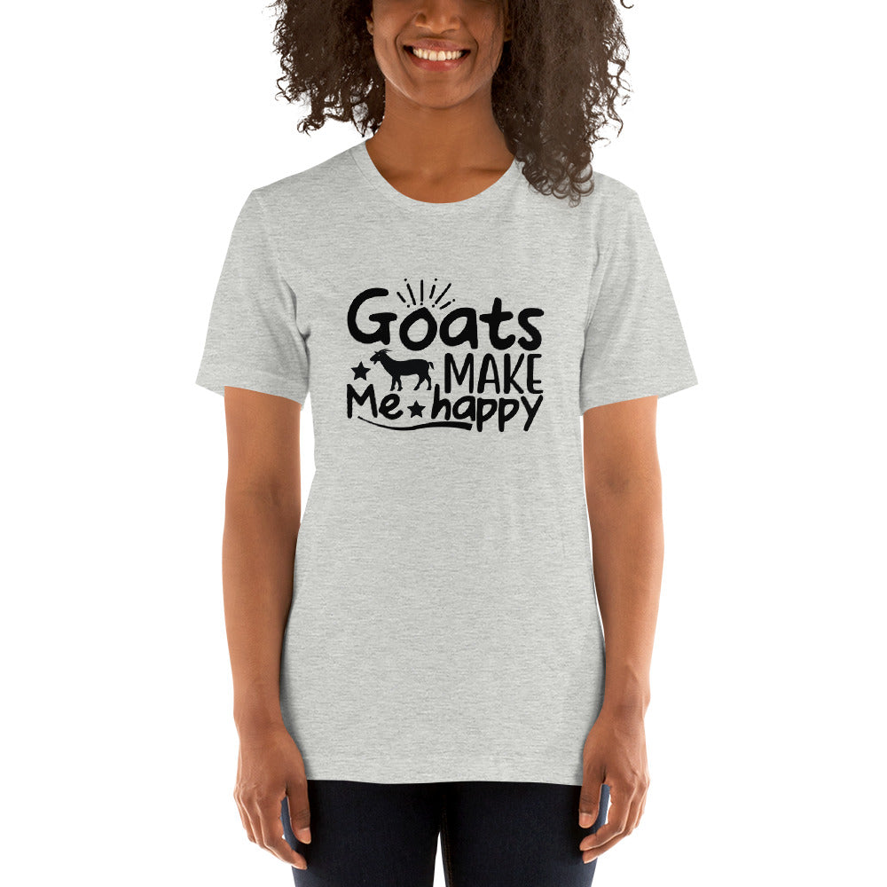 Goats Make Me Happy T-shirt