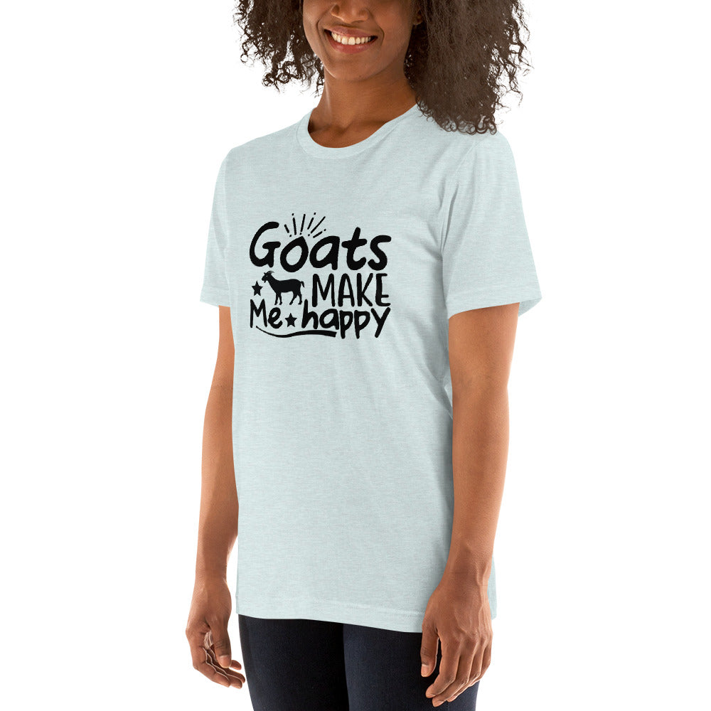 Goats Make Me Happy T-shirt