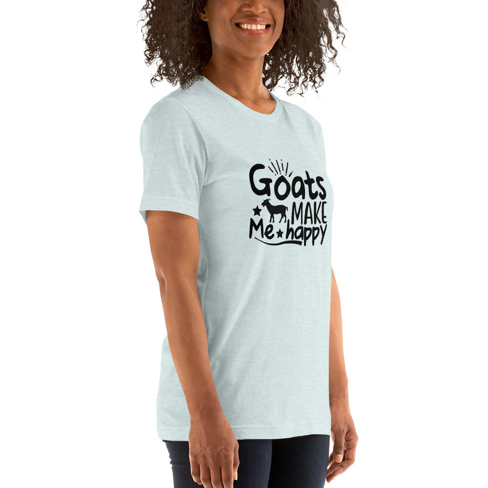 Goats Make Me Happy T-shirt
