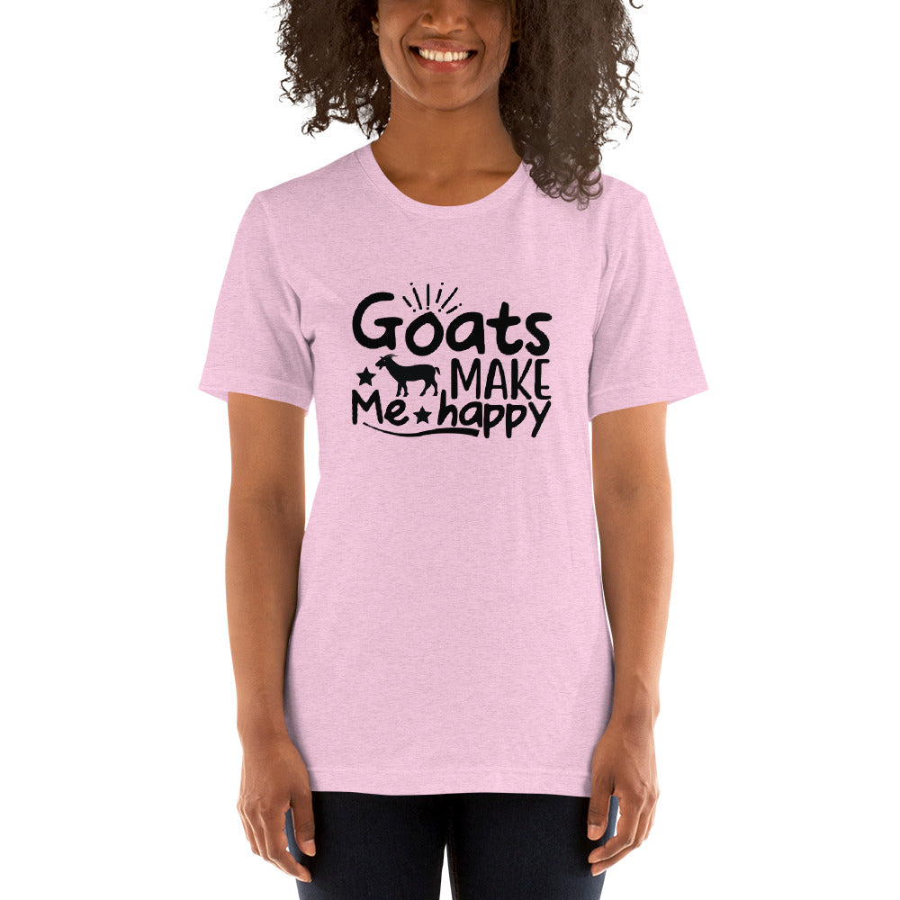 Goats Make Me Happy T-shirt