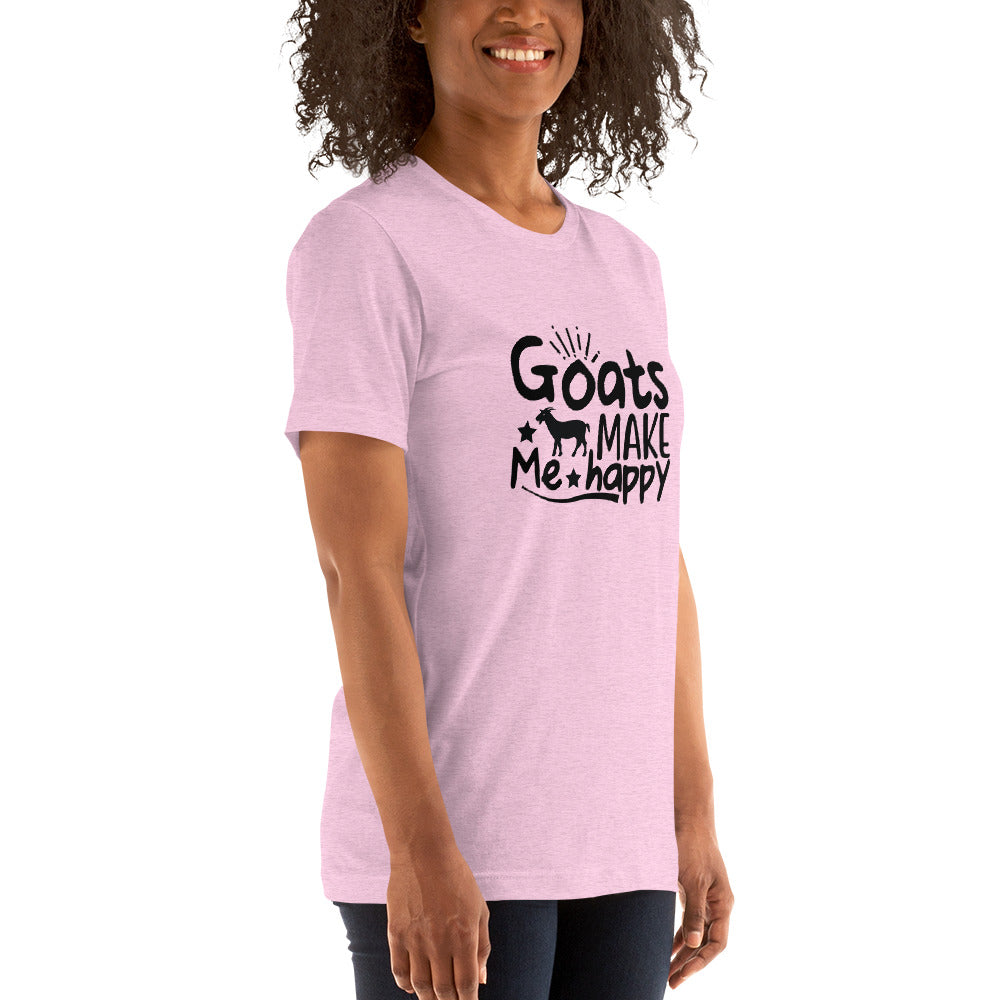 Goats Make Me Happy T-shirt