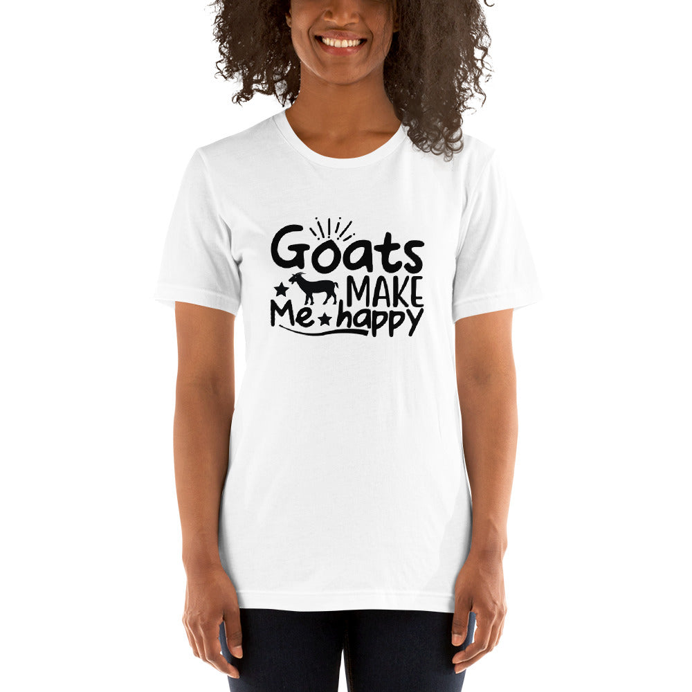 Goats Make Me Happy T-shirt